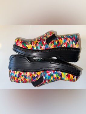 KLOGS EUC MATRIX PATTERN NON SLIP SHOE SZ 7